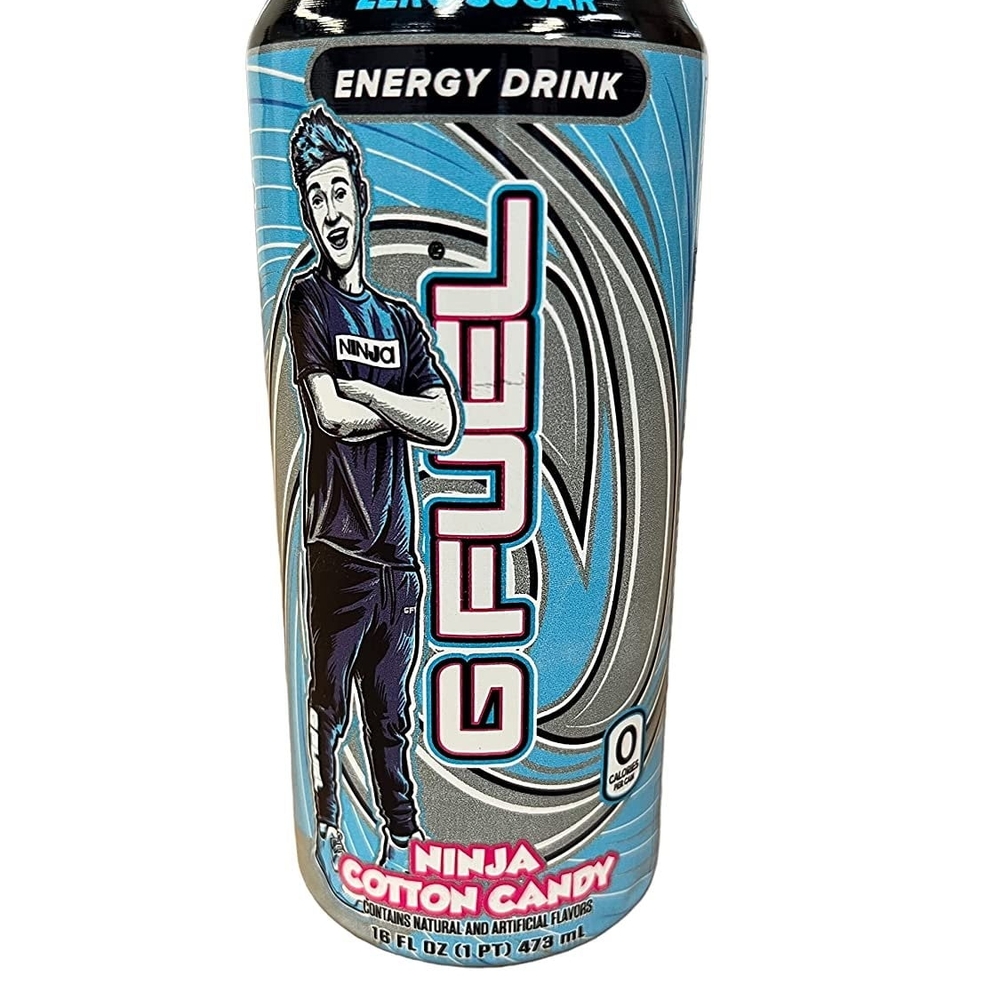 SEALED G FUEL Ninja Cotton Candy Energy Drink - 16oz